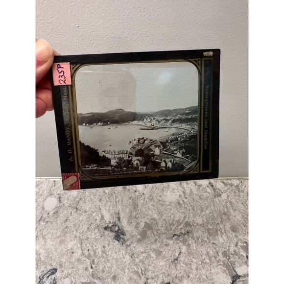 Antique Other - Antique Magic Glass Lantern Slide from A.D. Handy Boston, Mass JL